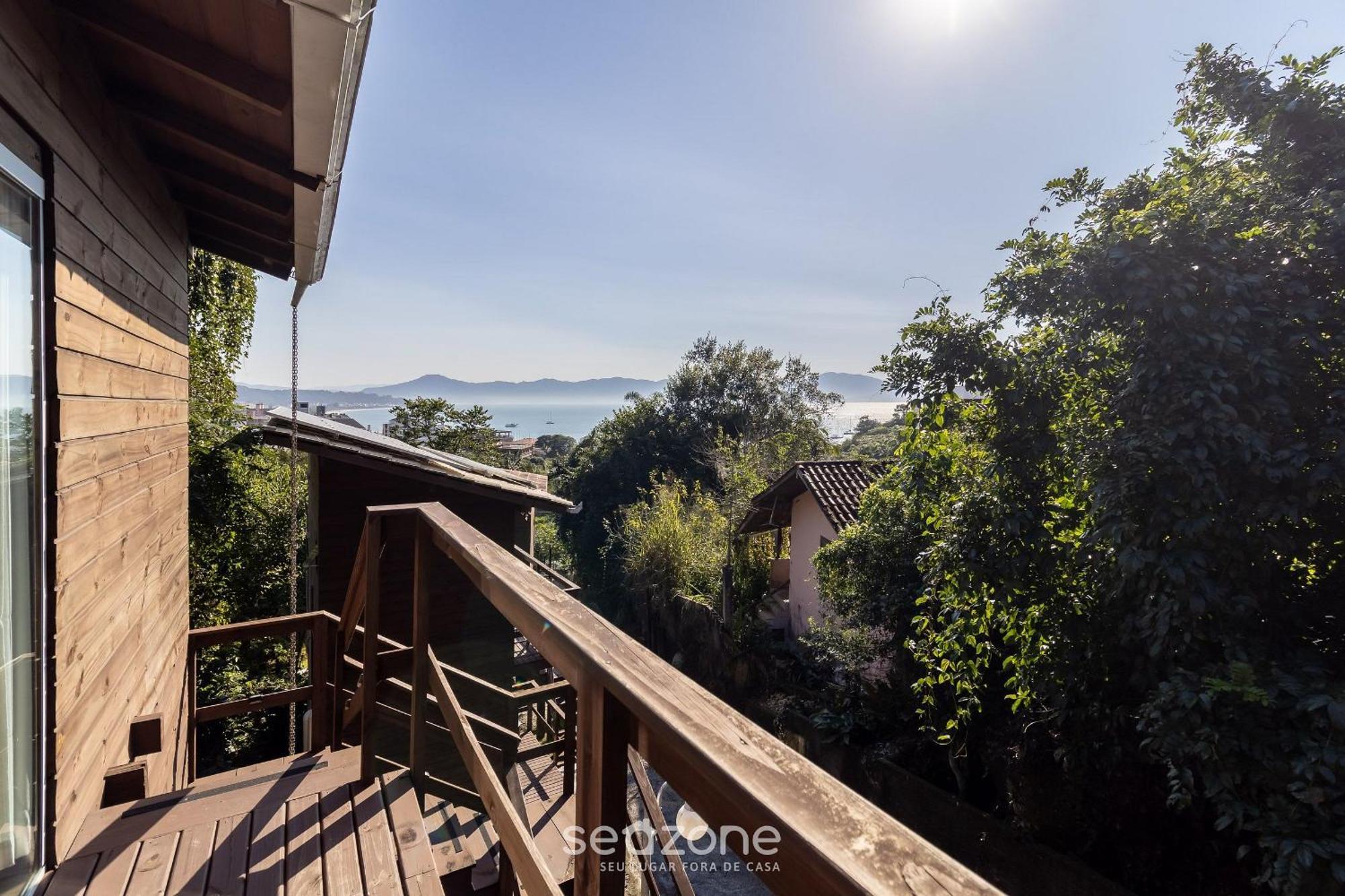 Chale Rustico Vista Panoramica Para O Mar Mav002 Lejlighed Florianópolis Eksteriør billede